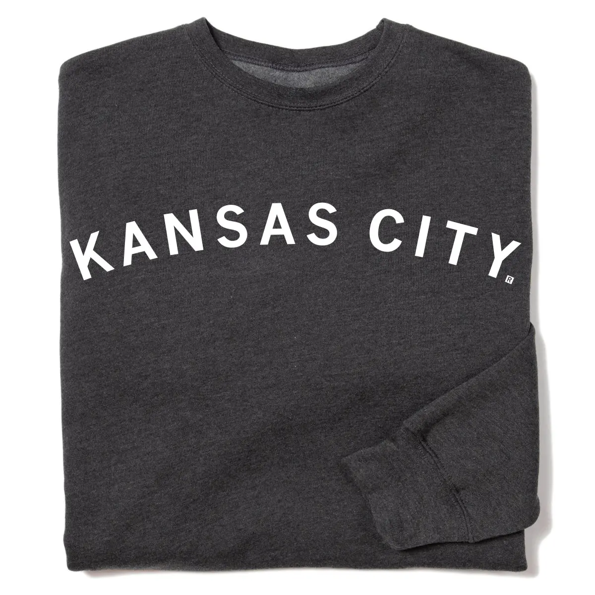 Kansas City Curved Logo Crew Sweatshirt 1