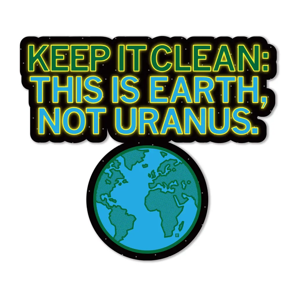 Keep It Clean Die-Cut Sticker 1