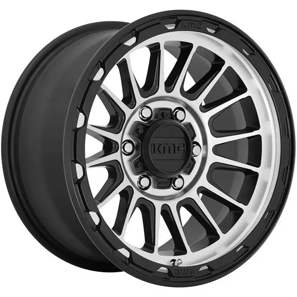Kmc Impact Km542 Satin Black Machined 18X9 6X139.7 +18 106Mm Bore 1