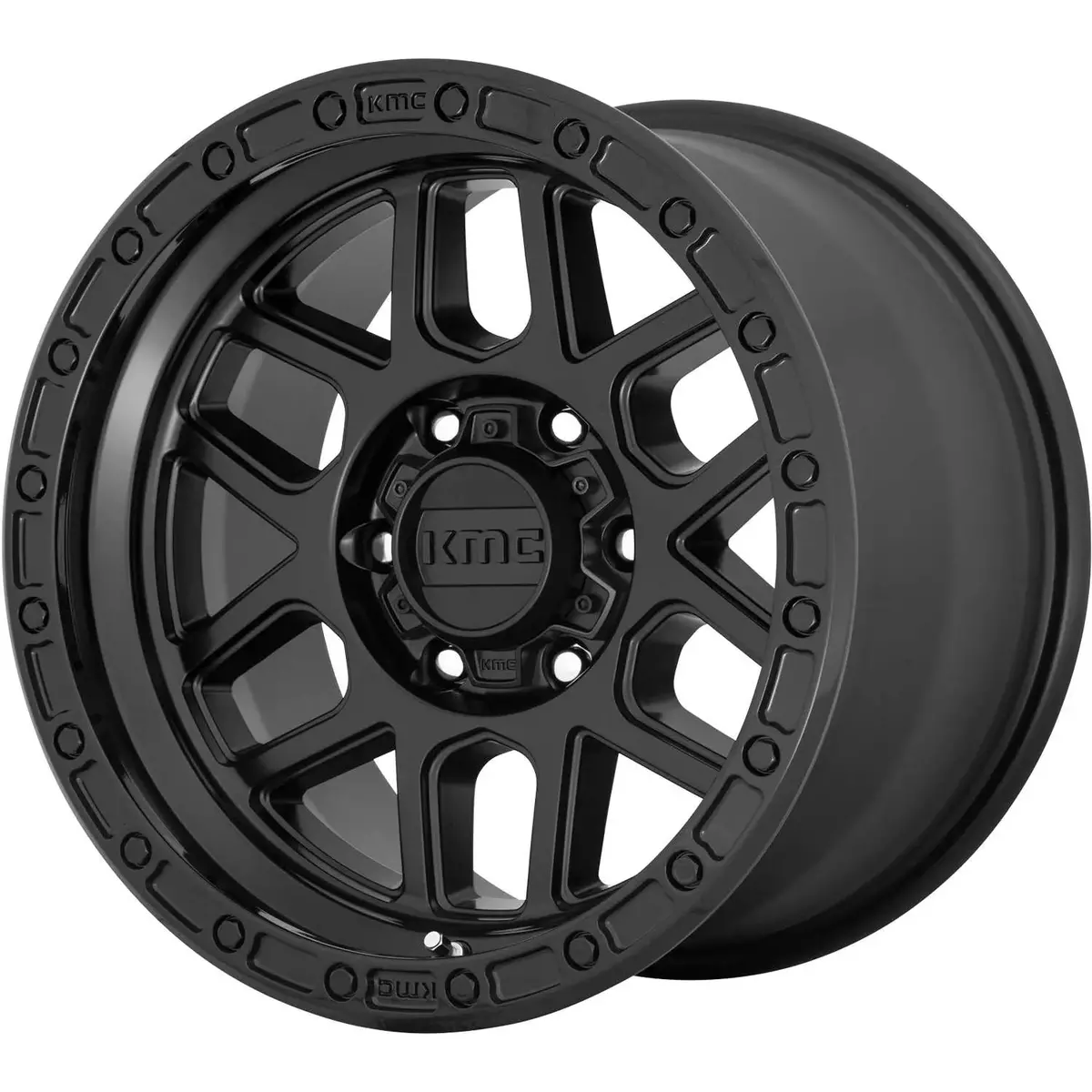 Km544 17X9 6X5.5 S-Blk Gb Lp 18Mm 1