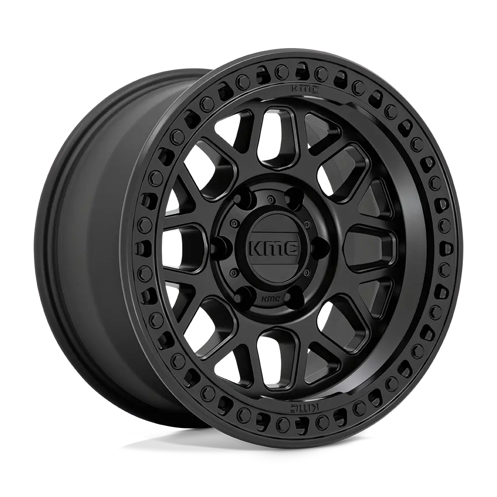 Kmc Grs Satin Black 17X9 0Mm Offset 1