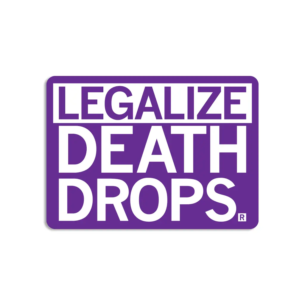 Legalize Death Drops Sticker 1