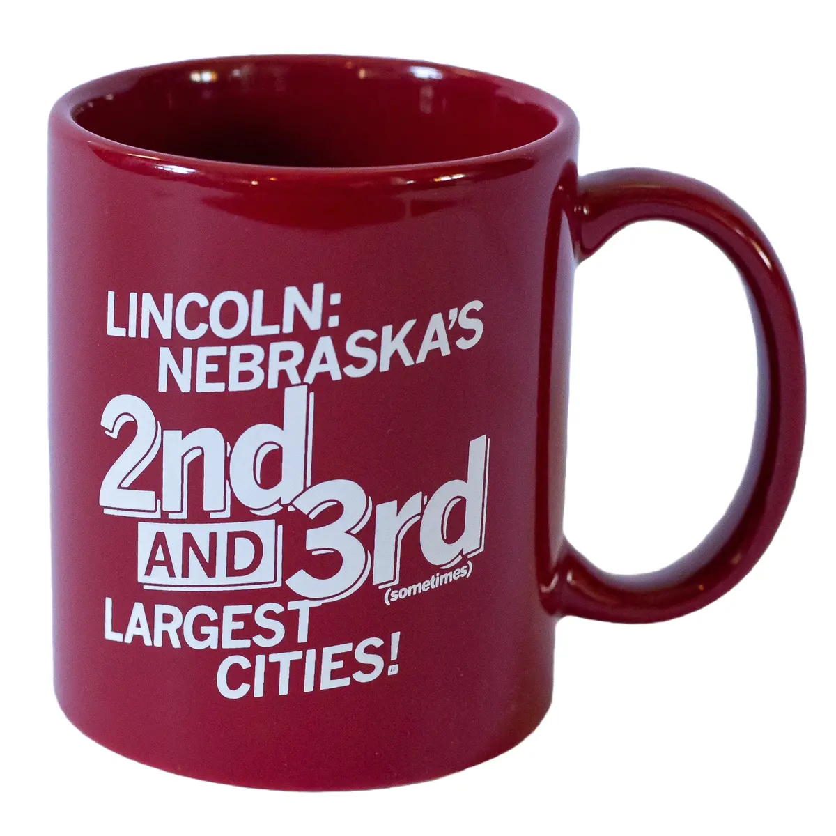 Lincoln: Second And Third Largest Cities Mug 1
