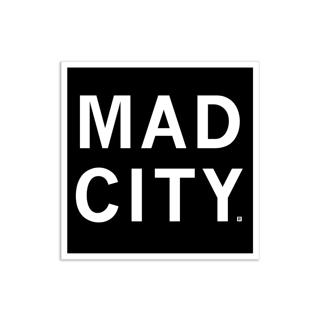 Mad City Die-Cut Sticker 1