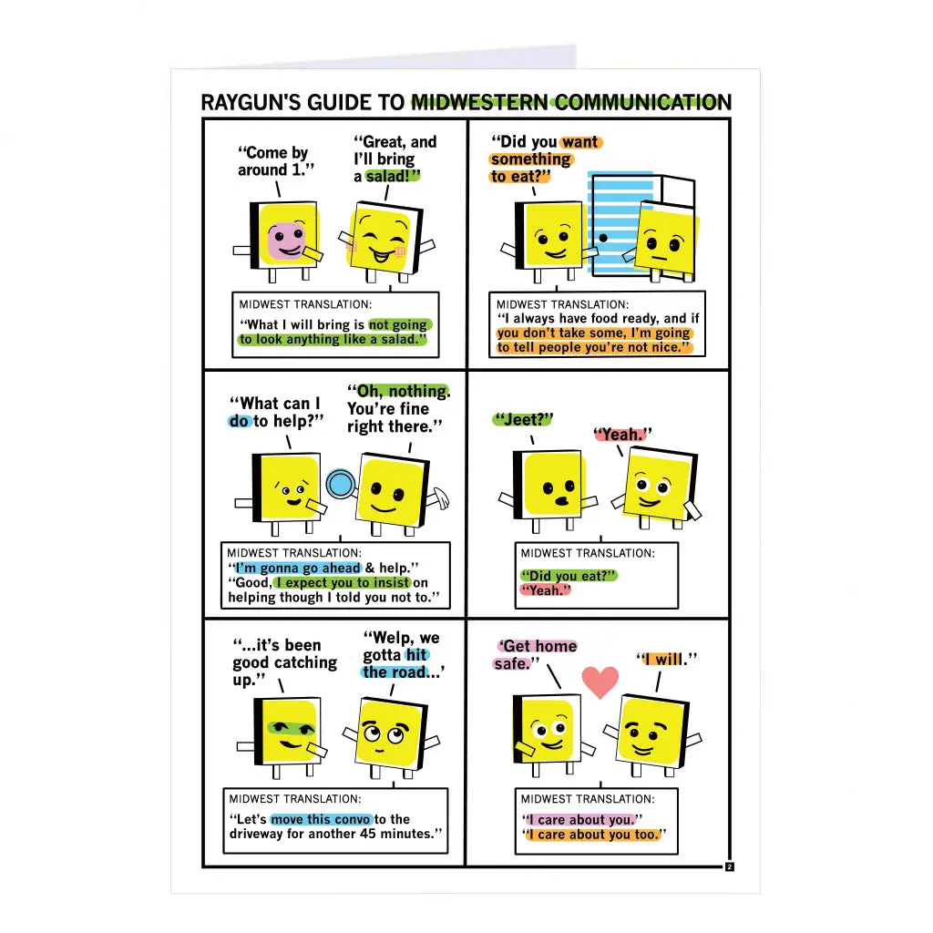 Midwestern Communication Green Greeting Card 1