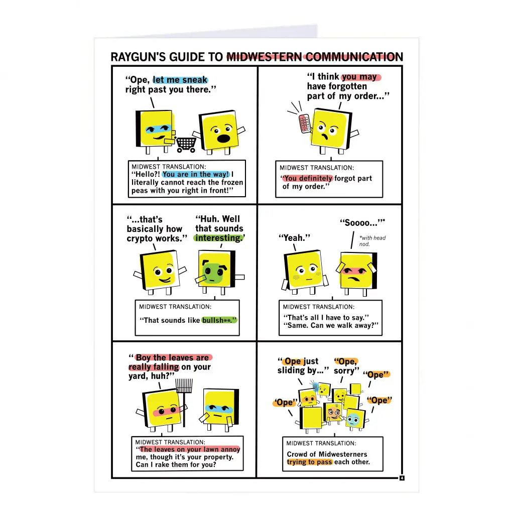 Midwestern Communication Red Greeting Card 1