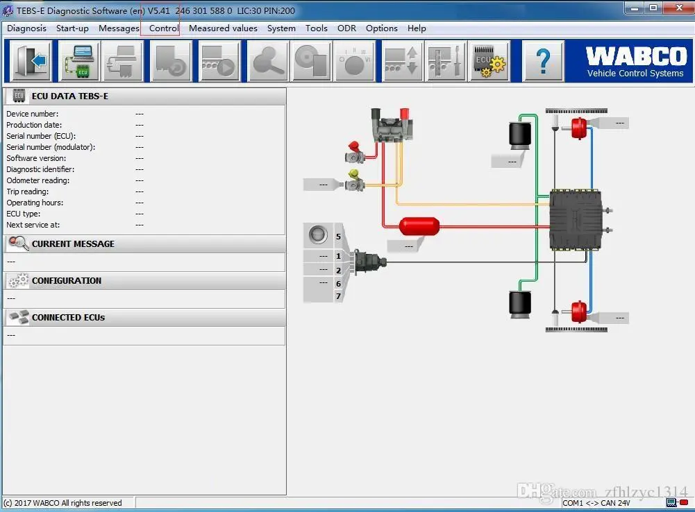 Meritor Wabco Tebs-E V5.5 - Abs And Hpb Diagnostics Software Latest 2019 New New ! 1