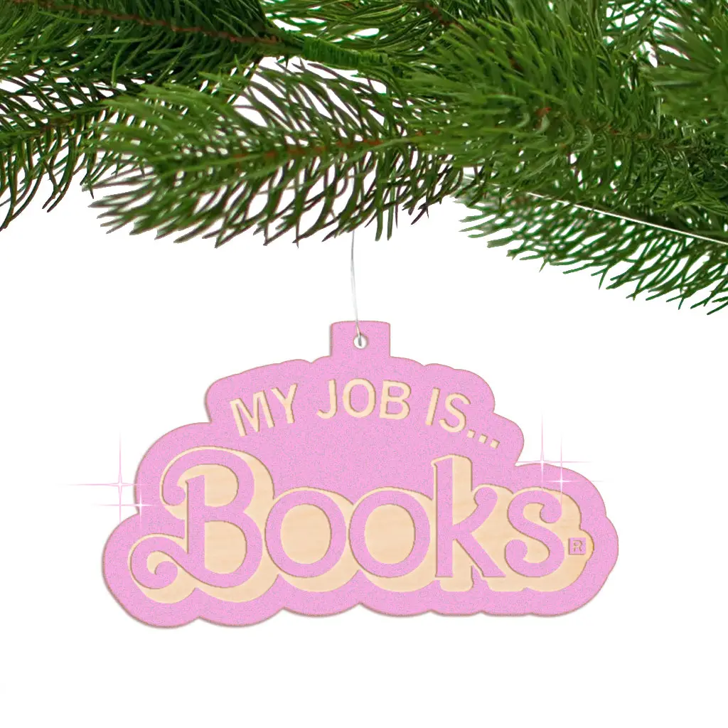 My Job Is Books Ornament 1