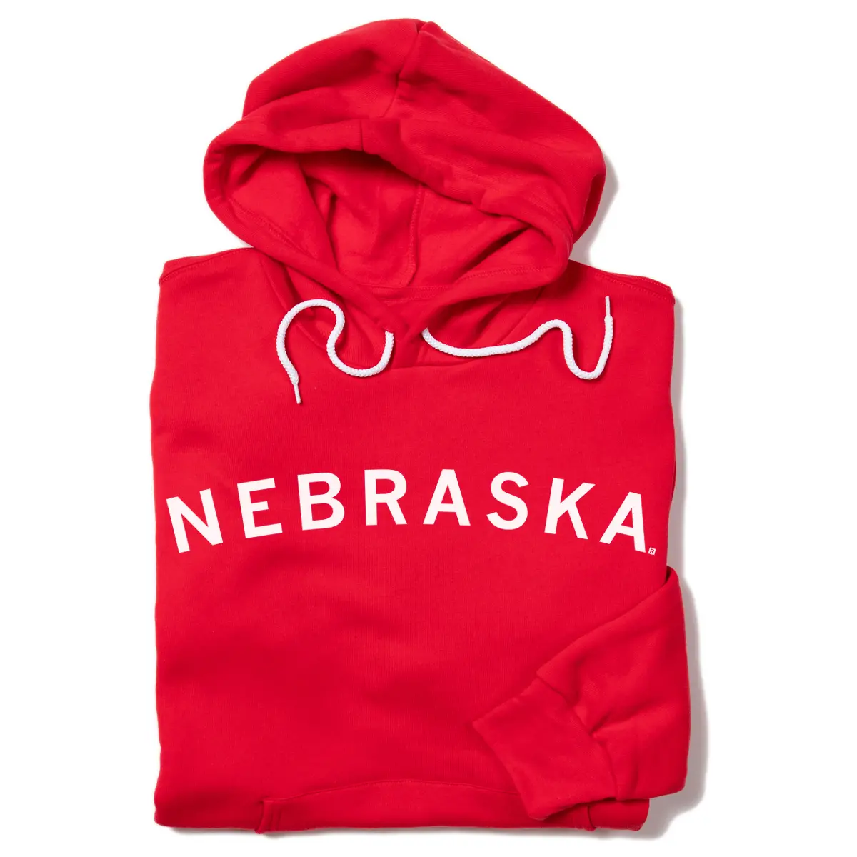 Nebraska Curved Logo Pullover Hoodie 1