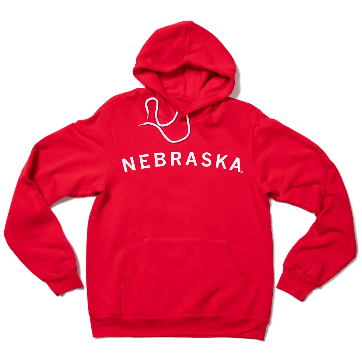 Nebraska Curved Logo Pullover Hoodie 2