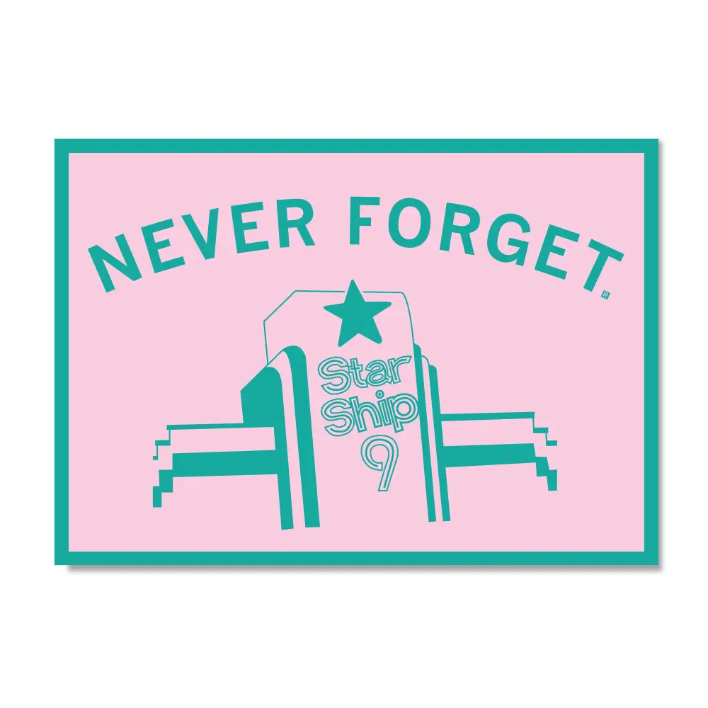 Never Forget Star Ship 9 Postcard 1