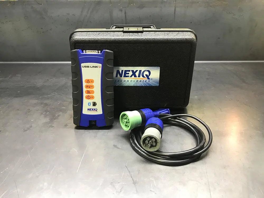 124032 Nexiq Usb Link 2 Genuine Heavy Duty Truck Diagnostic Kit With All Software Package 2026- -Cummings-Detroit Diesel-Volvo-Allison-Hino And More !!! 1