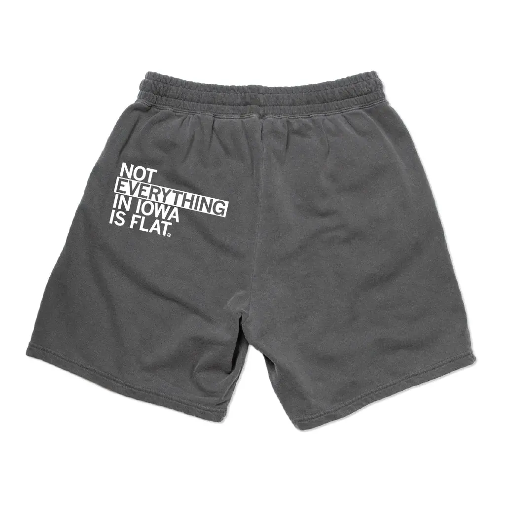 Not Everything In Iowa Is Flat Sweat Shorts 1