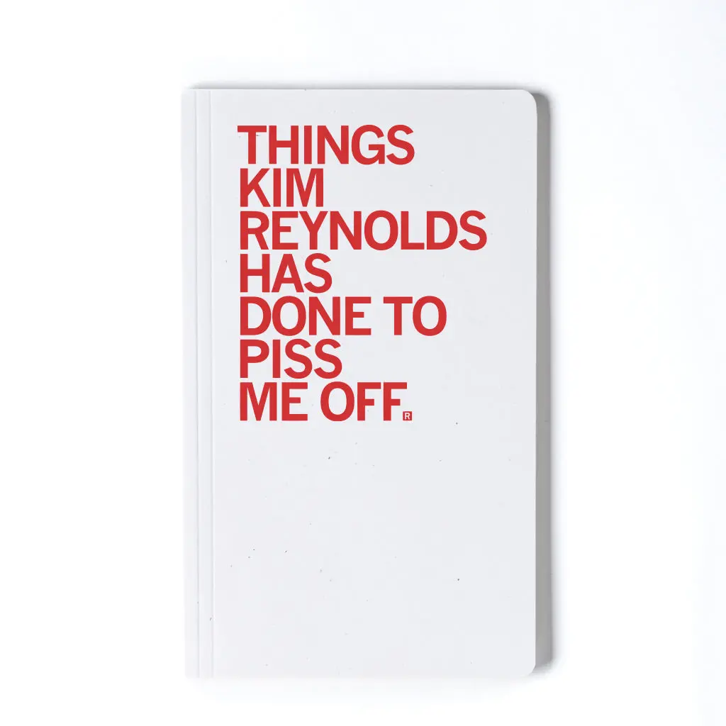 Things Kim Reynolds Has Done Notebook 1
