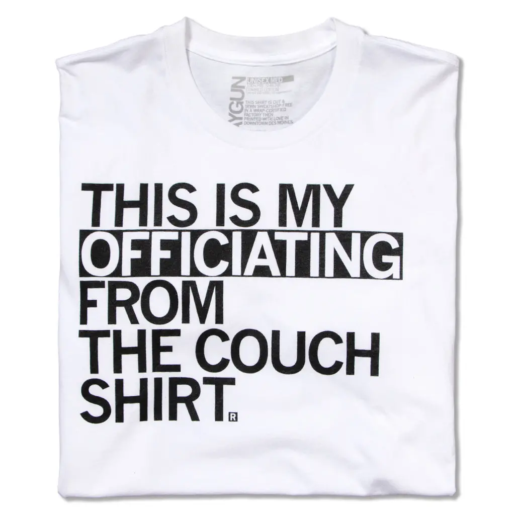 Officiating From The Couch (R) 1