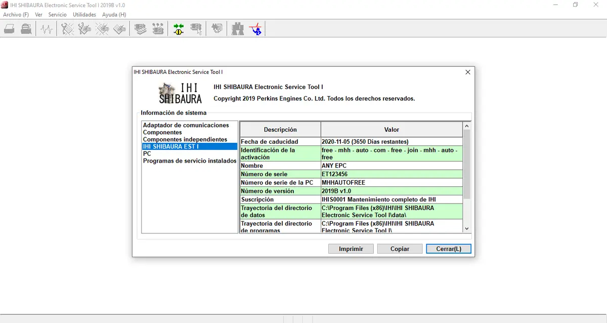 Ihi Shibaura Electronic Service Tool Diagnostic Software 2019B - Best & Latest Version ! 2
