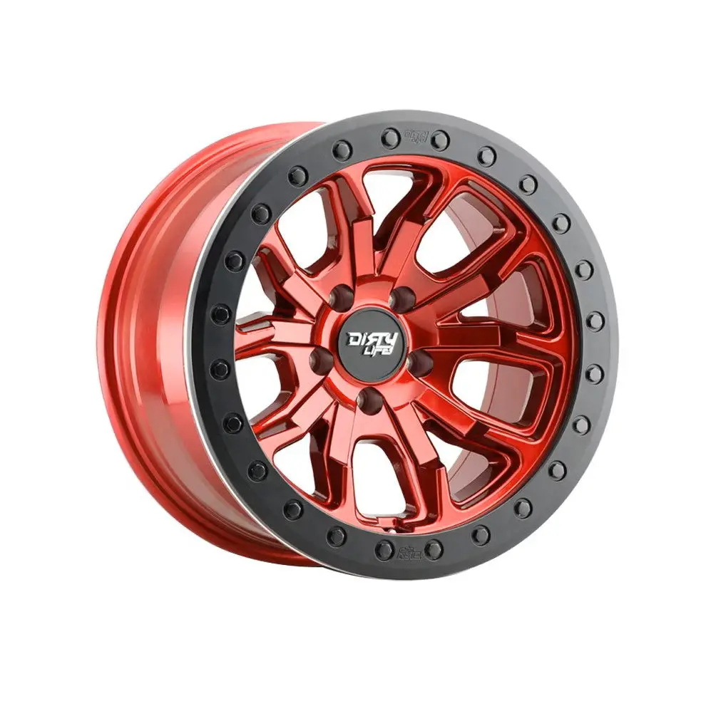 Dirty Life - Dt1 - Crimson Candy Red - 17X9 6/139.7 P0 1