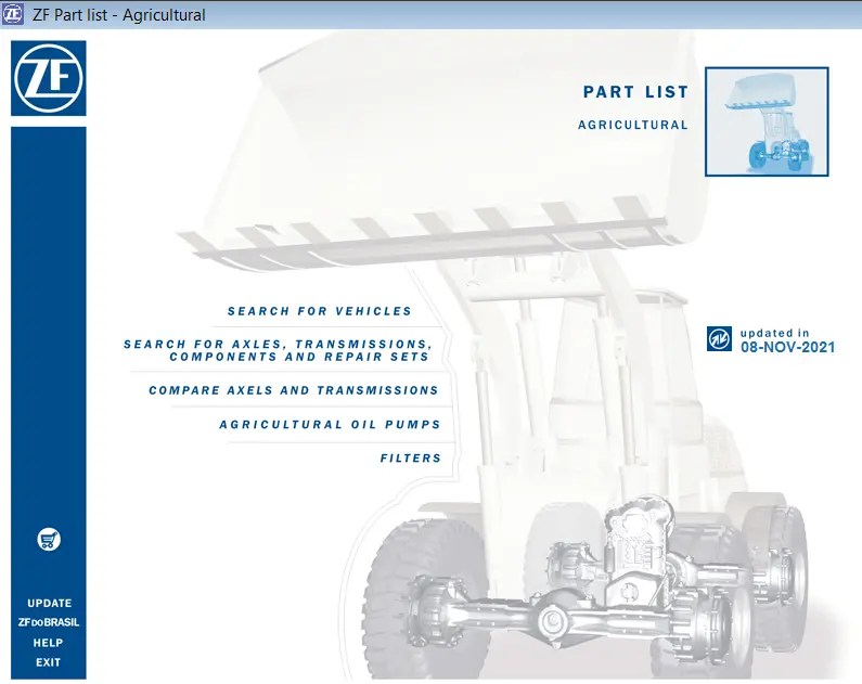 Zf Epc Agriculture All Models Parts Catalogs [2024.03] 1