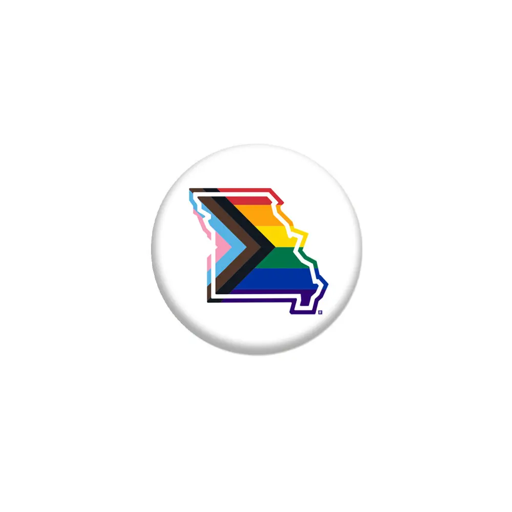 Missouri Progress Pride Flag 1" Button 1