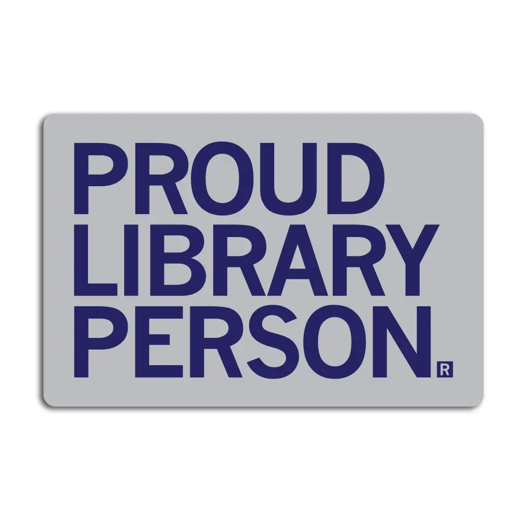 Proud Library Person Sticker 1