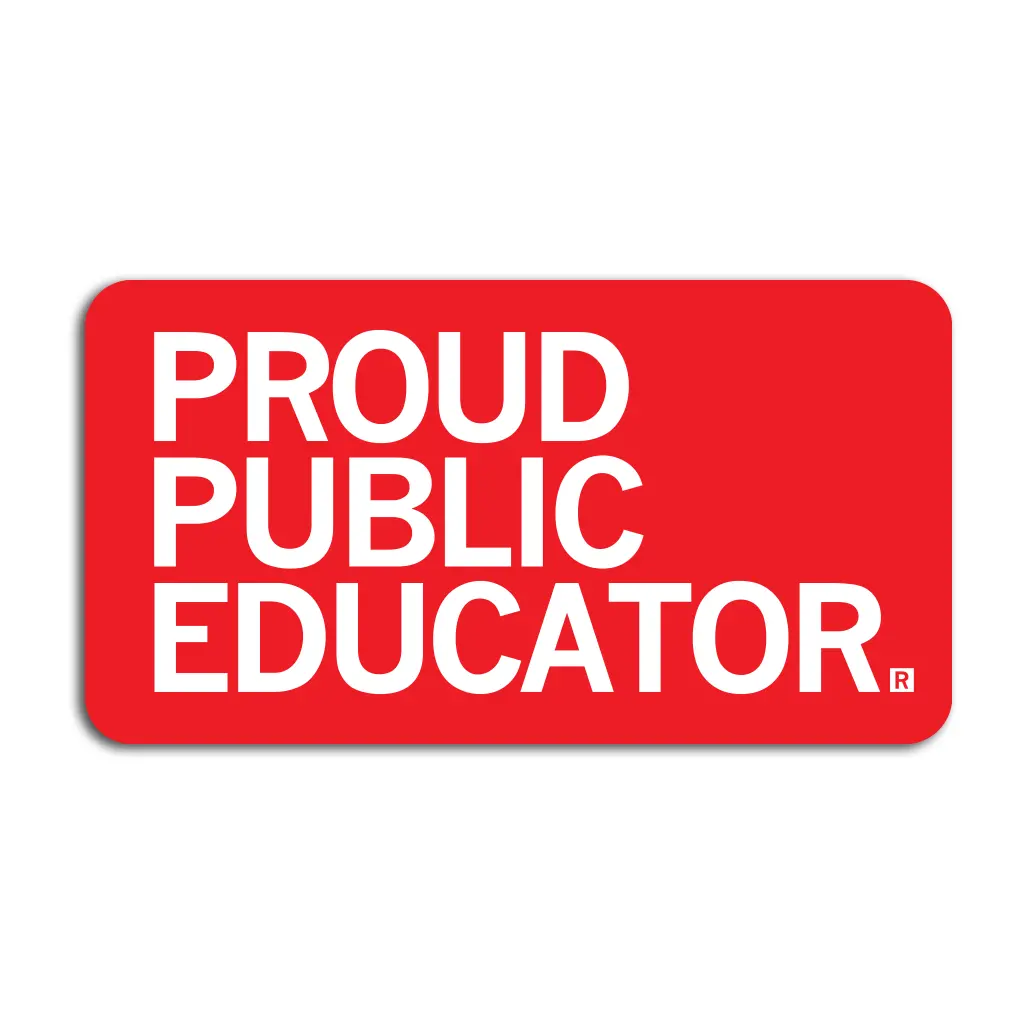 Proud Public Educator Sticker 1