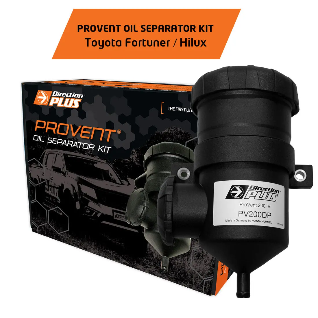 Toyota Hilux N80 2.8L 1Gd Provent Catch Can Kit, 2015 + 1