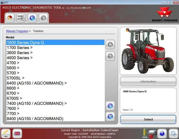 Agco Edt Electronic Diagnostic Tool 1.94 - Activation For All Brands - Latest 2020 Version - Online Installation Service 2