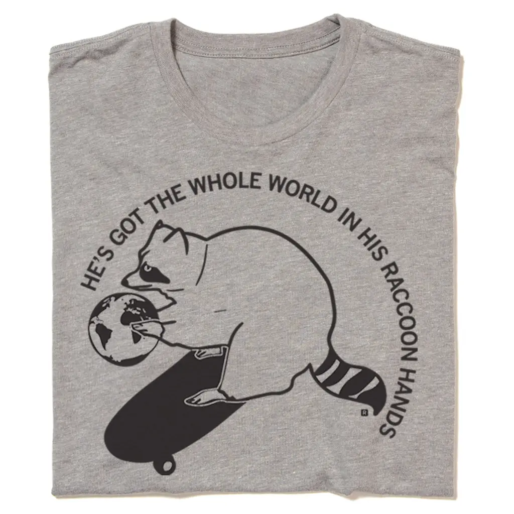 World In His Raccoon Hands 1