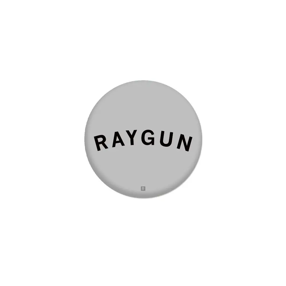 Raygun Text Logo 1" Button 1