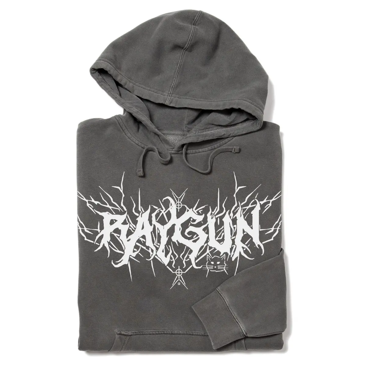 Raygun Metal Logo Pullover Hoodie 1