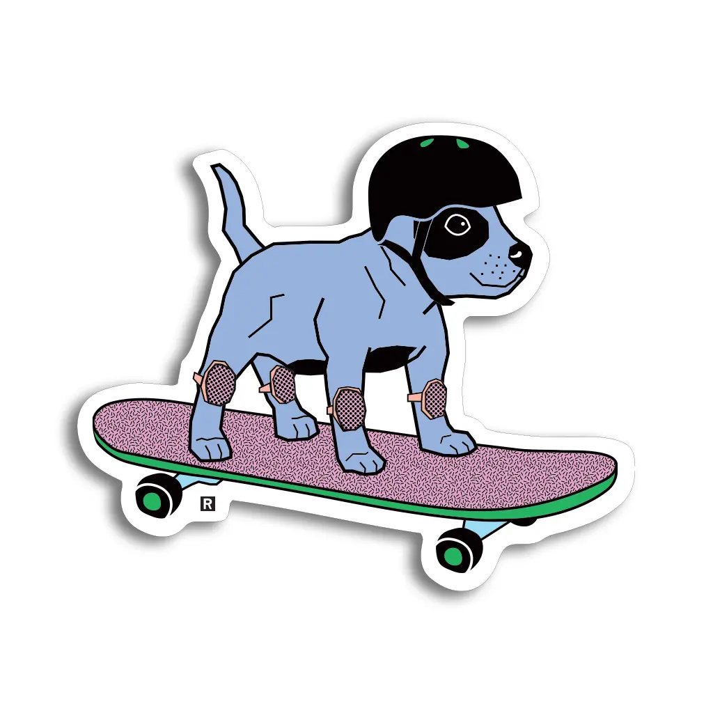 Skateboard Pancake Die-Cut Sticker 1