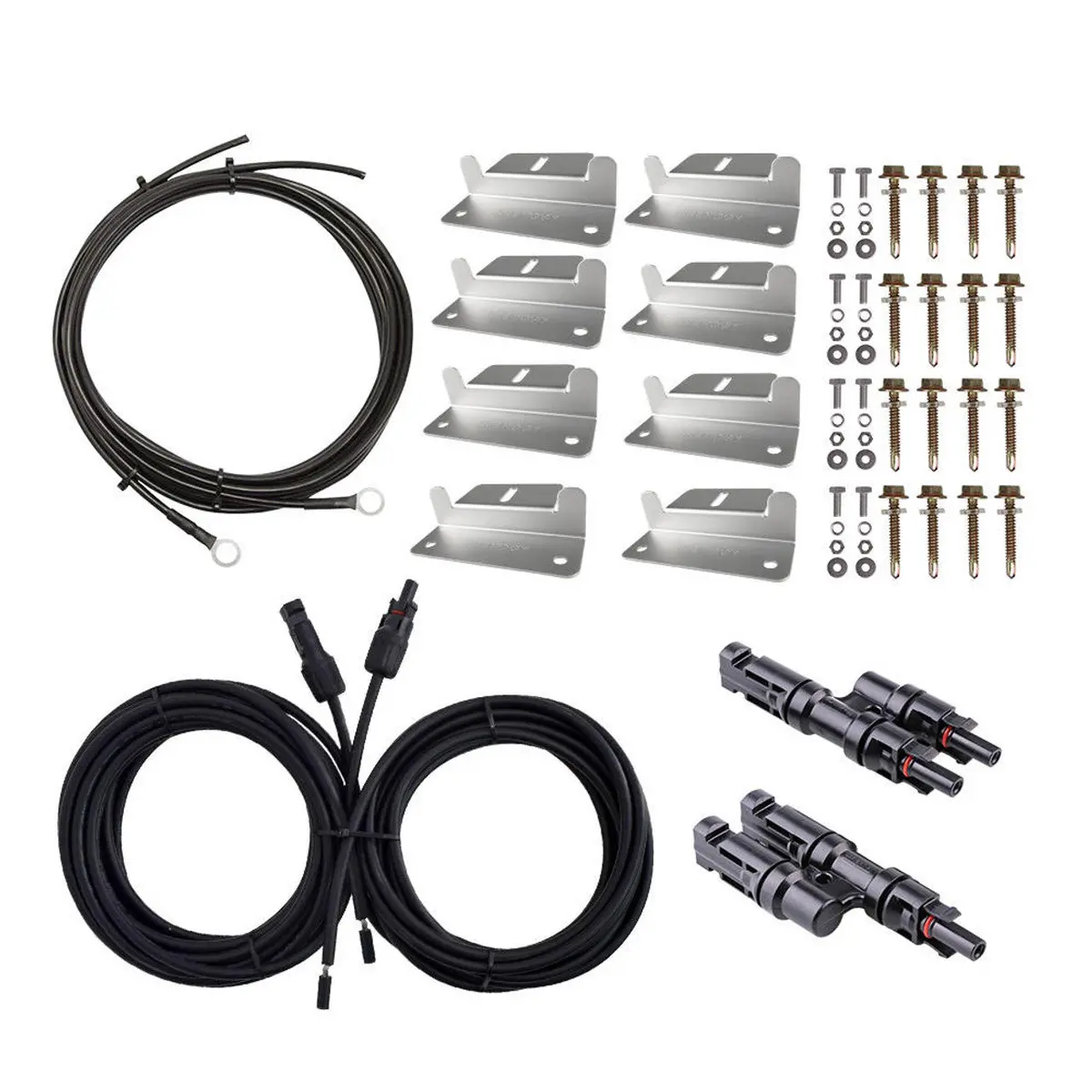 Renogy Solar Wiring And Mounting Kit For 200Watt Solar 1
