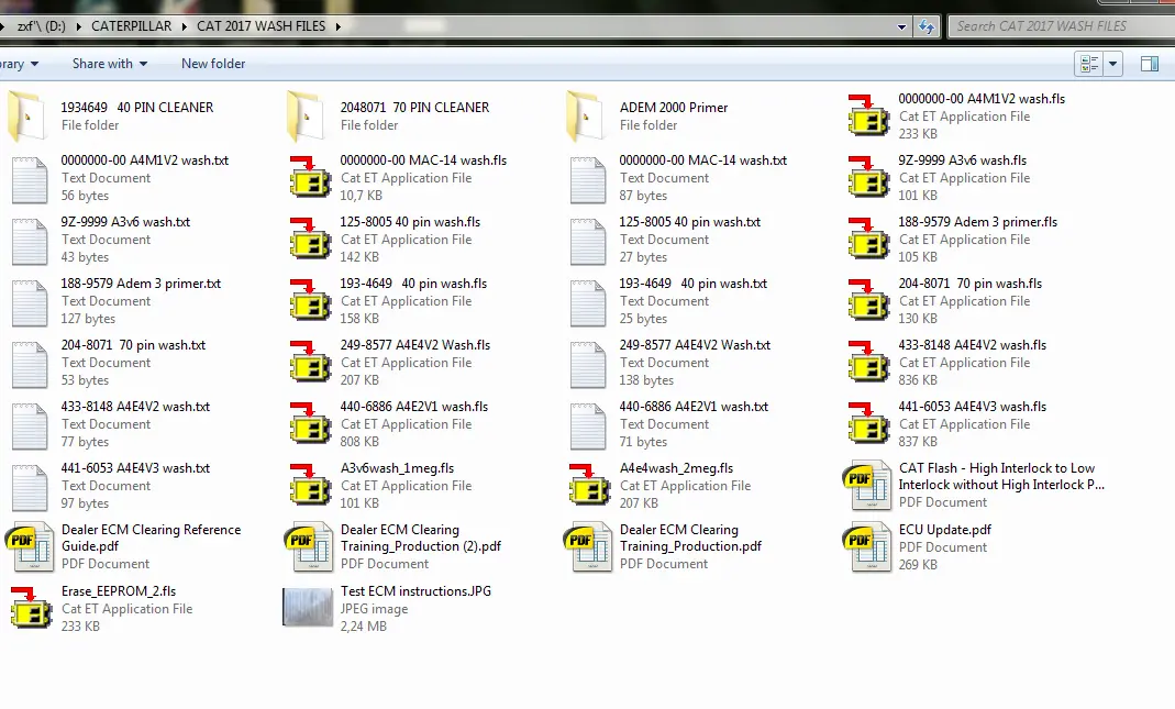 2017 Biggest Wash File Collection For Caterpilllar !! 1