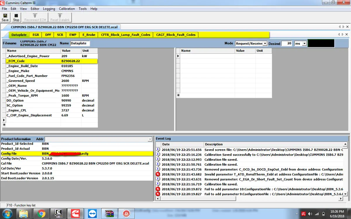 Isb6.7 Bz90028.22 Bbn Cm2250 Dpf Egr Scr Delete Include Screen File 1