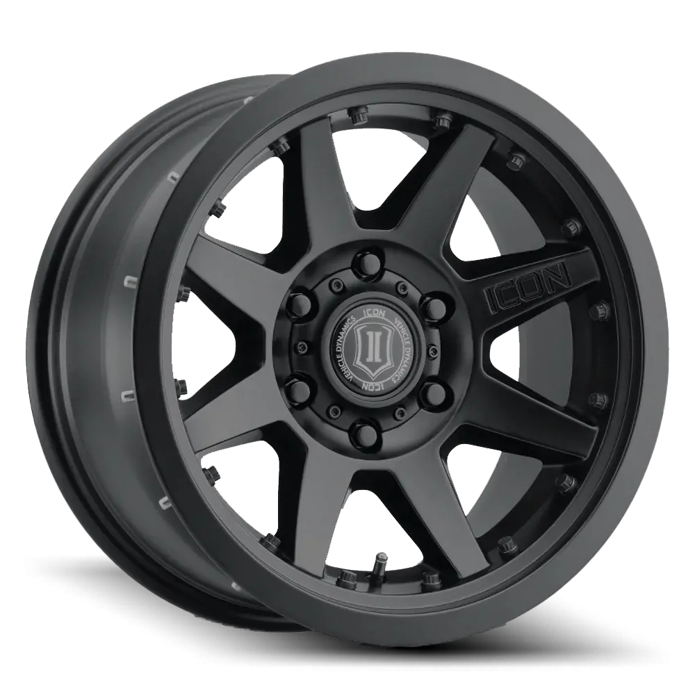 Icon Rebound Pro Satin Black 17X8.5 0P 6X139.7 1