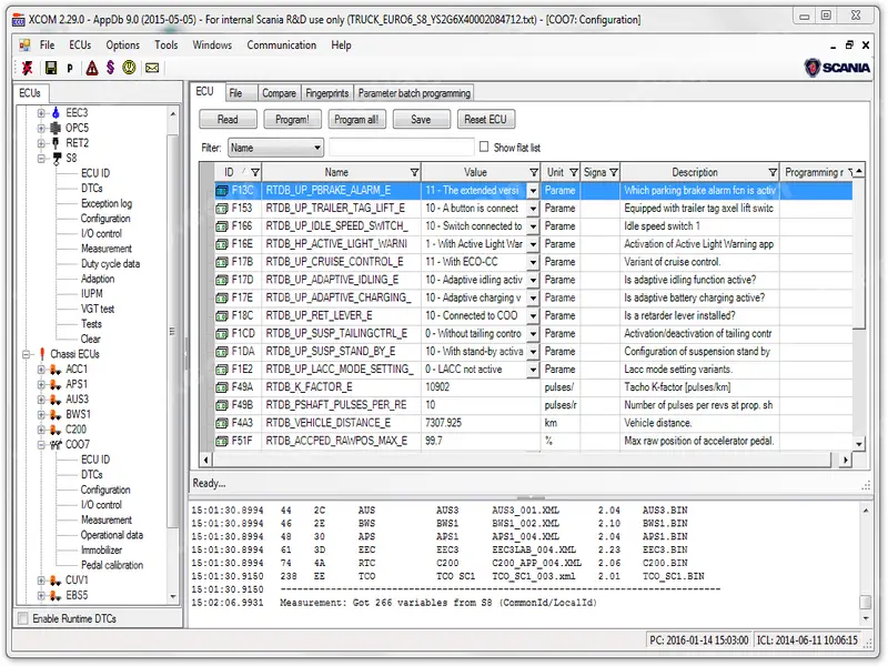 Scaniia Xcom 2.29 Diagnostics Developer Tool 2016 - Latest & Full Level Version ! 1