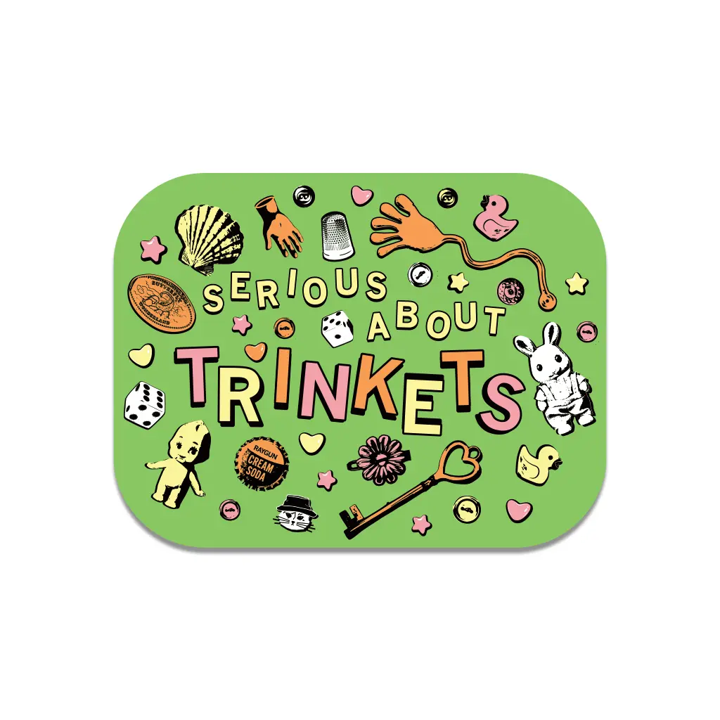 Serious About Trinkets Die-Cut Sticker 1