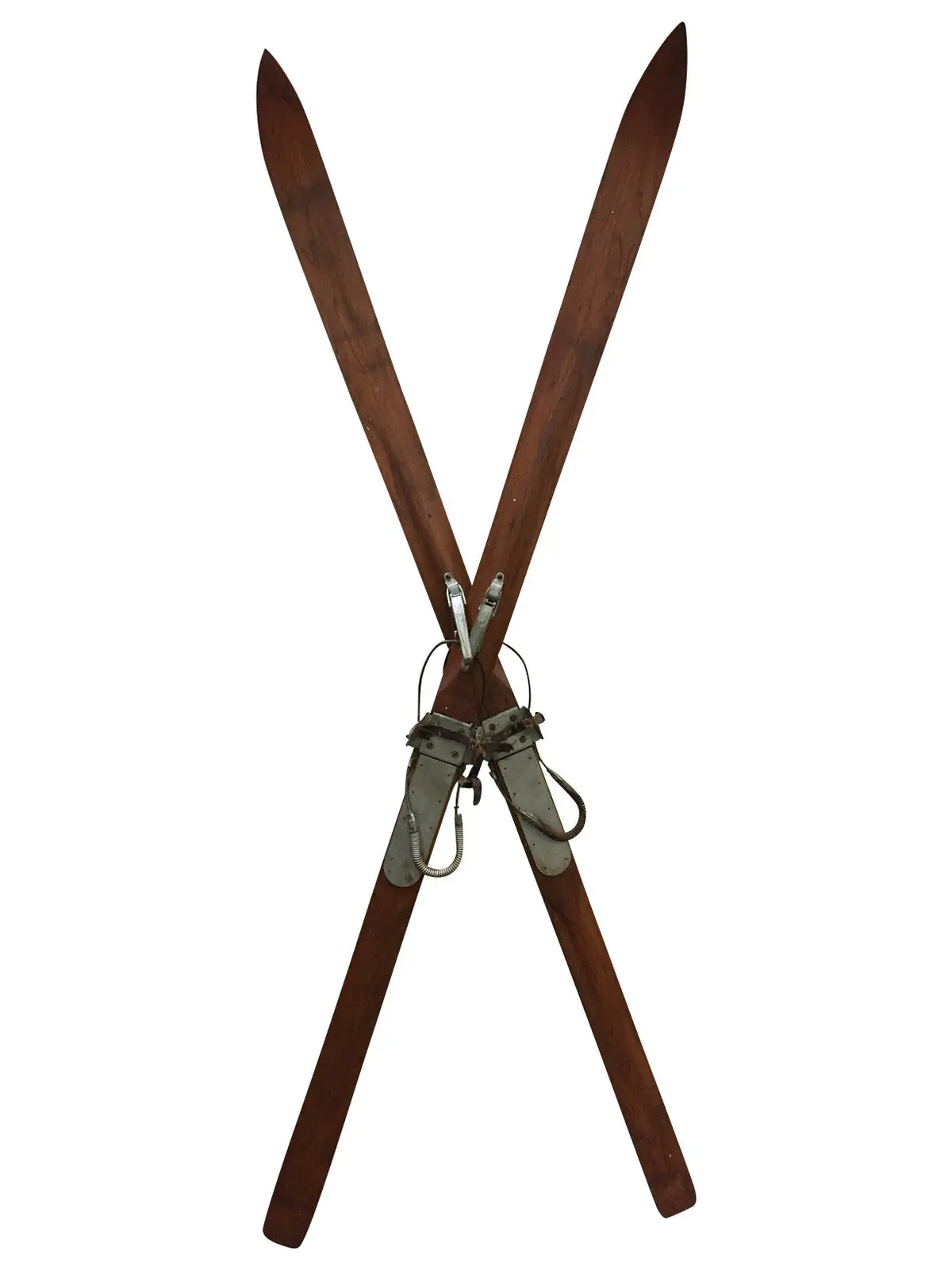 1930S Antique Northland Hickory Skis 1