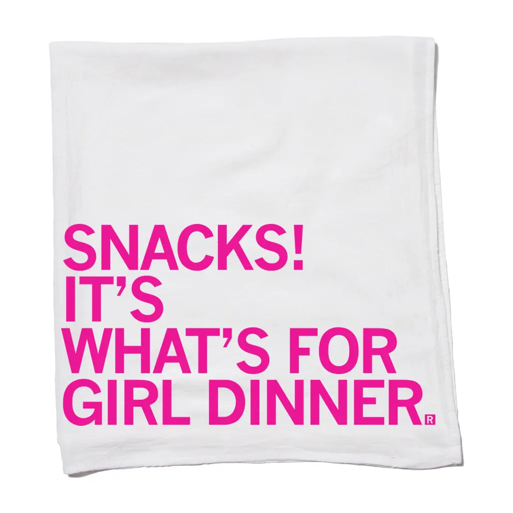 Girl Dinner Kitchen Towel 1