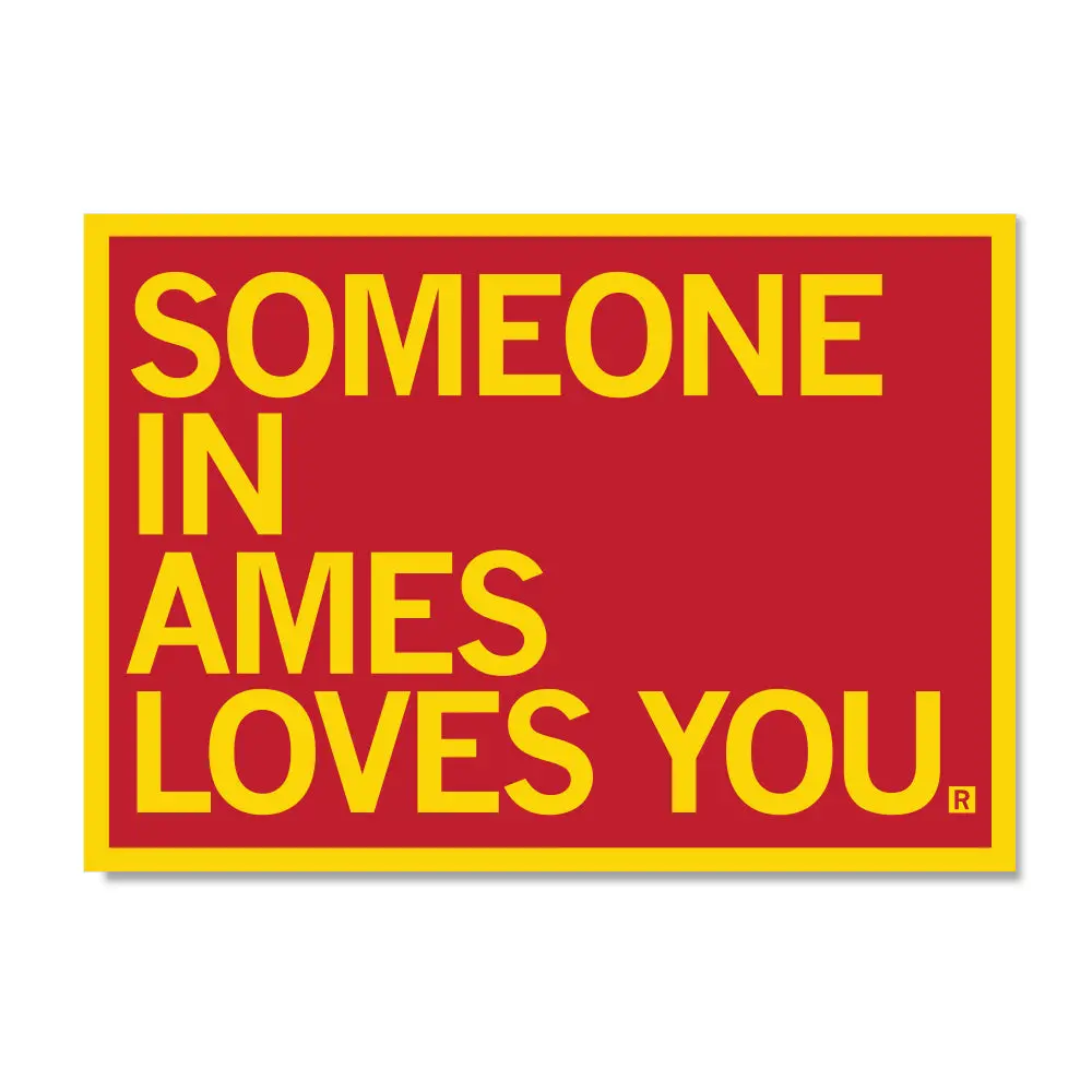 Someone Loves You Ames Postcard 1