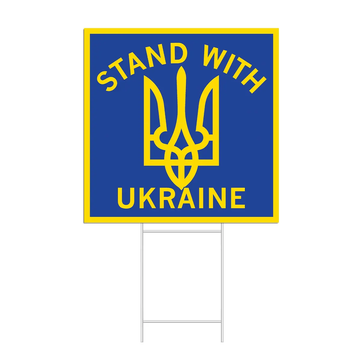 Stand With Ukraine Yard Sign 1