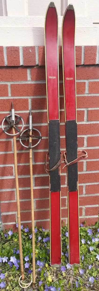 Vintage Childrens Skis - Tempo 1