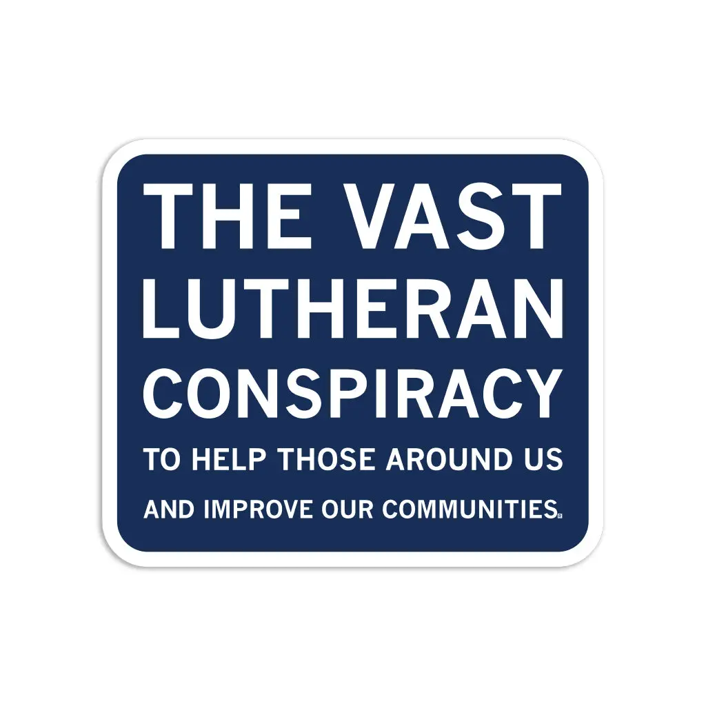 Vast Lutheran Conspiracy Sticker 1