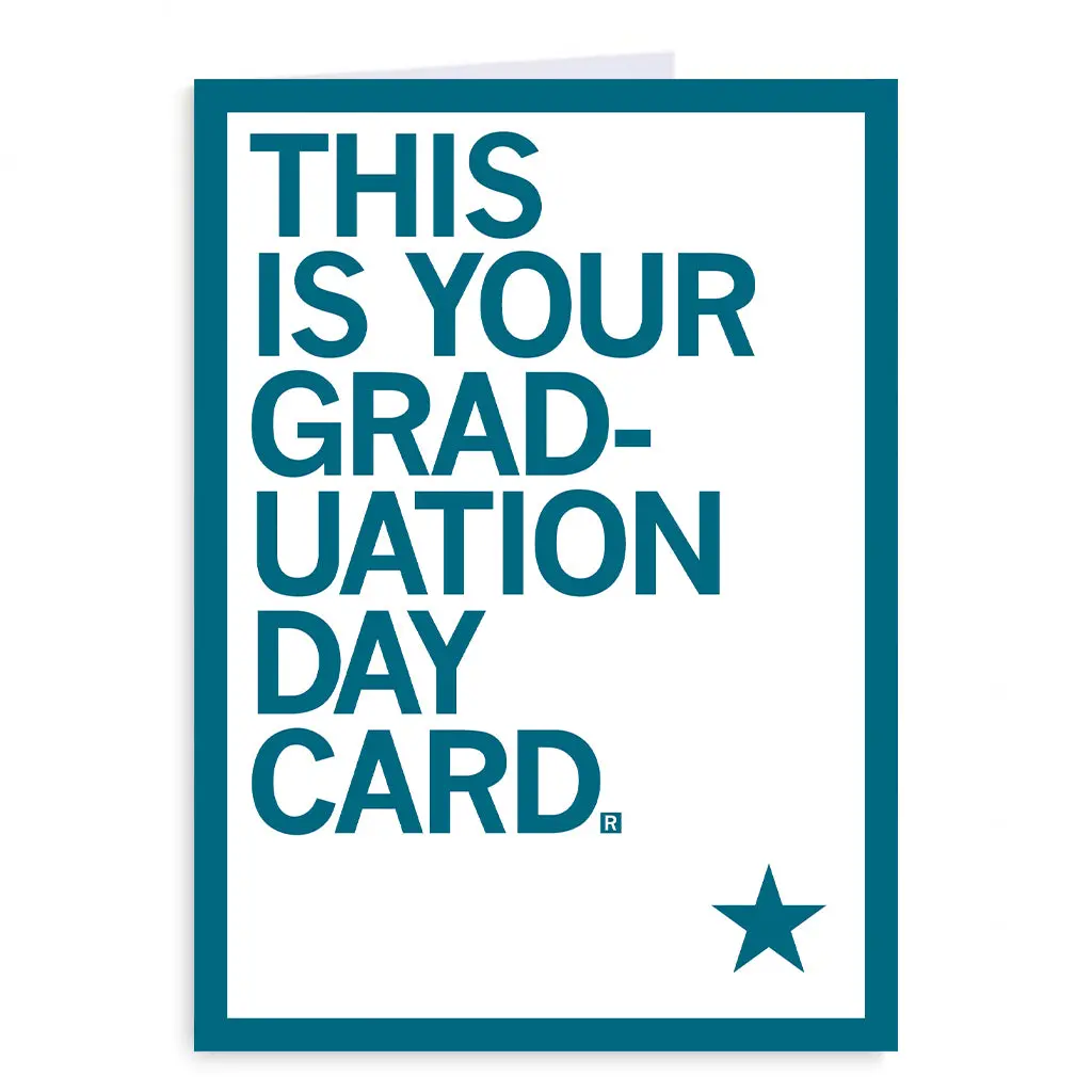 This Is Your Graduation Greeting Card 1