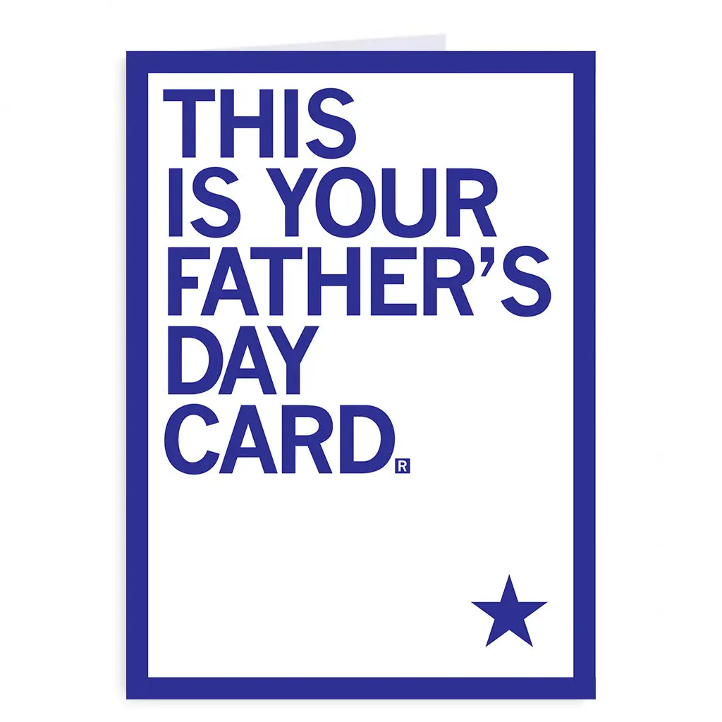 This Is Your Father's Day Greeting Card 1