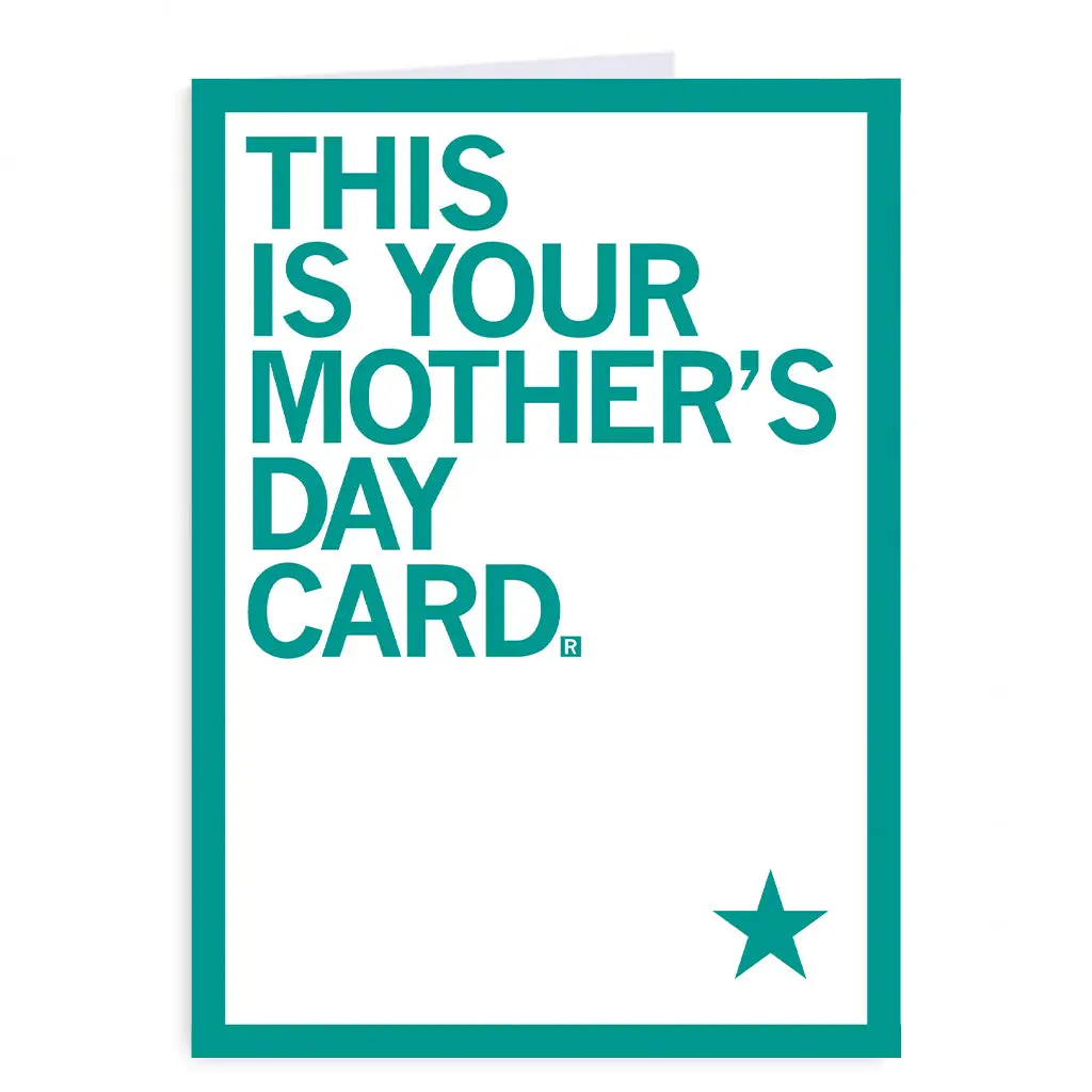 This Is Your Mother's Day Greeting Card 1