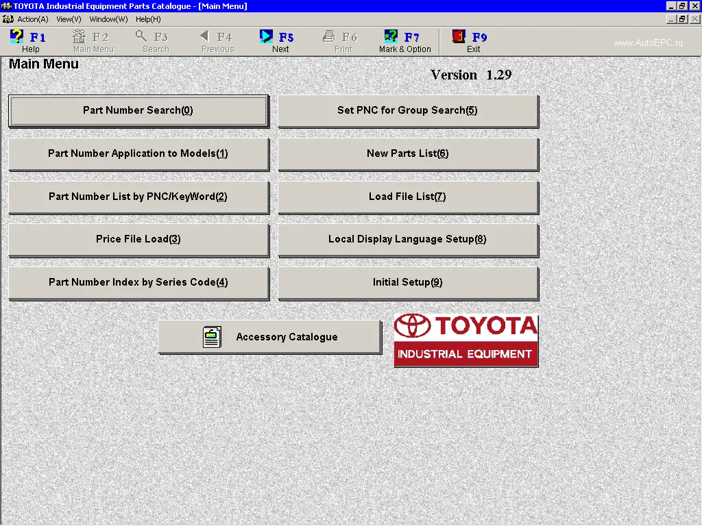 Toyota All Industrial Equipment Epc V2.02 - Toyota Epc 2017 All Models & Serials Parts Catalog & Diagrams 2