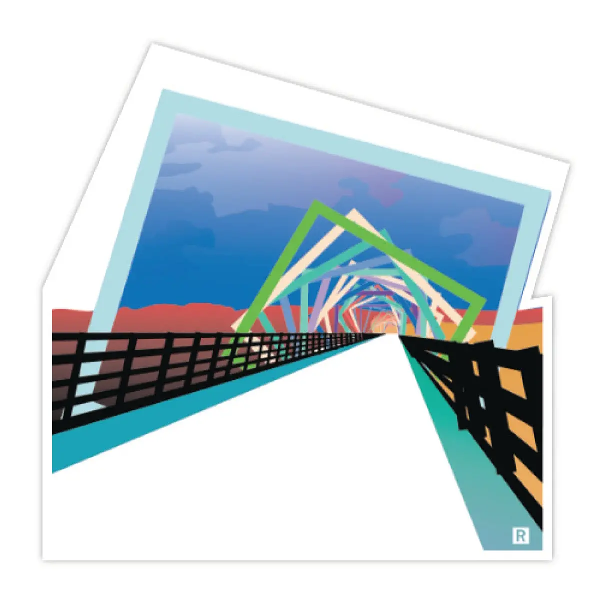 High Trestle Trail Die-Cut Sticker 1