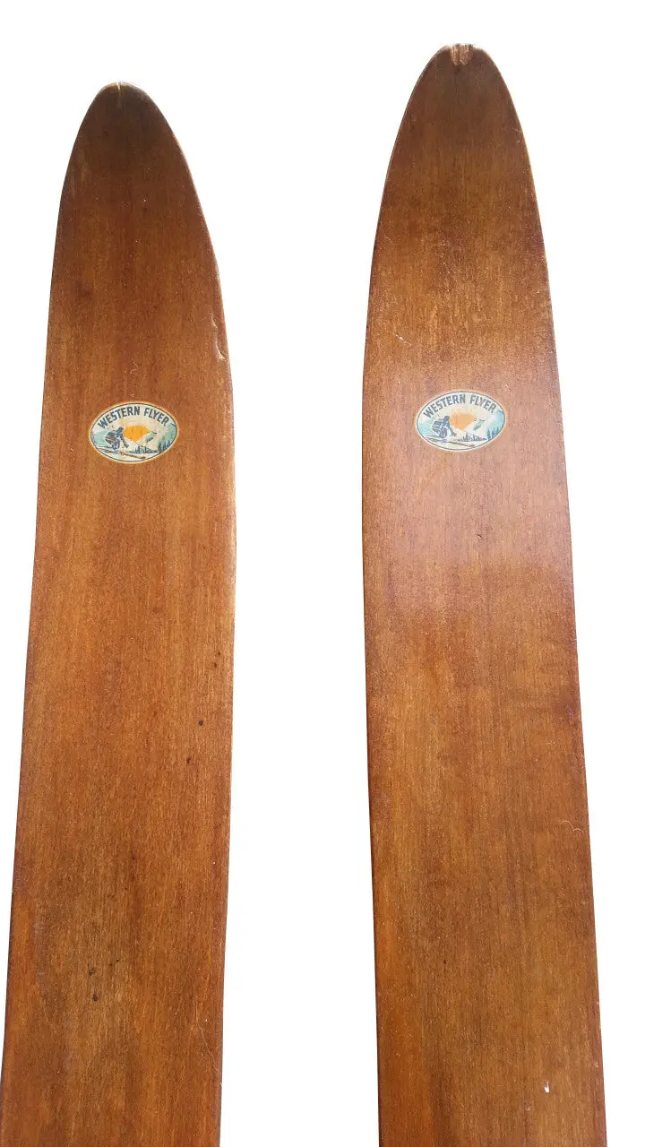 Vintage Western Flyer Skis 1