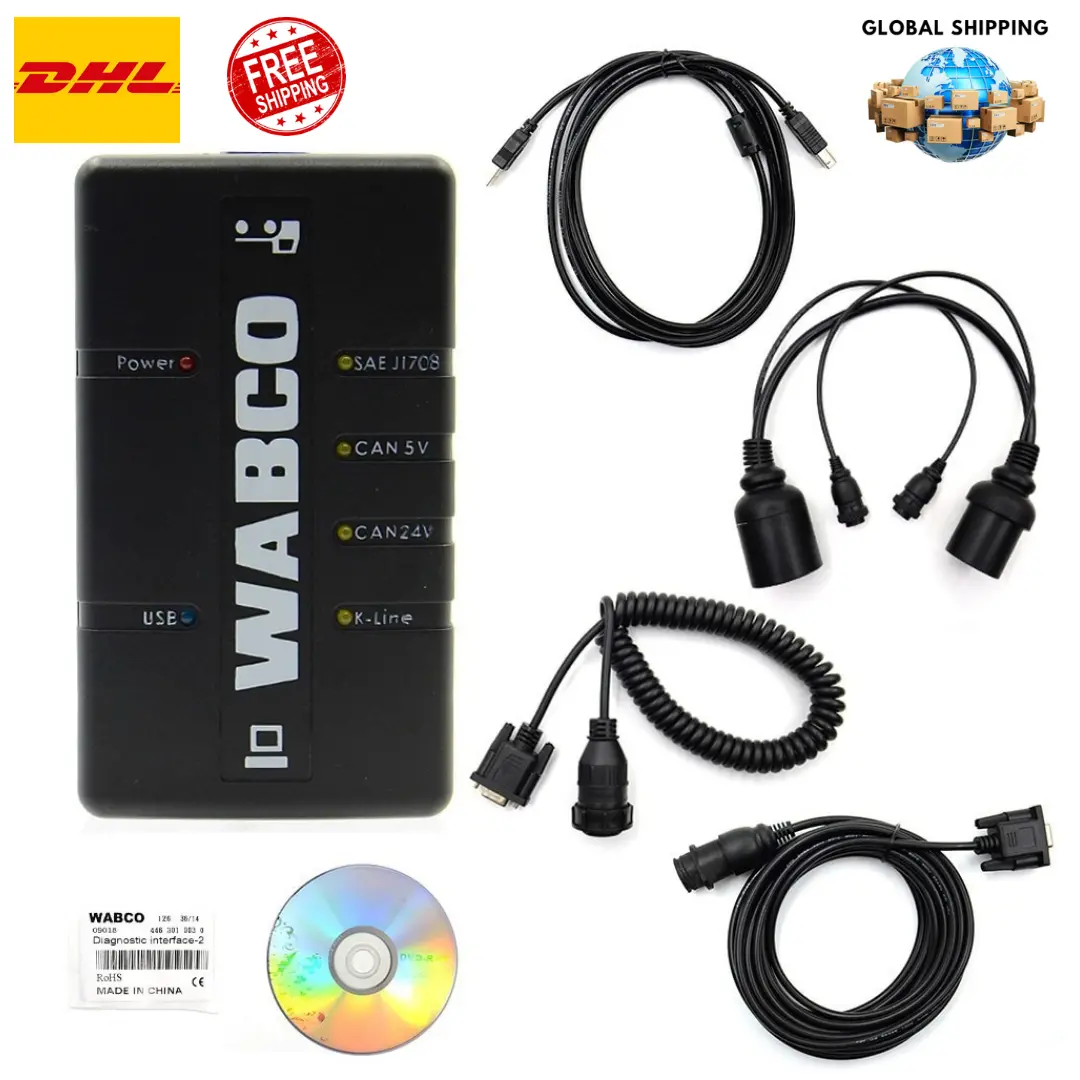 Meritor Wabco Diagnostics Kit Wdi With Tebs-E V5.5 - Abs And Hpb Diagnostics Software Latest 2019 New New ! 1